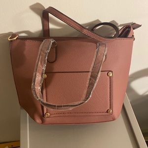 Brand new mauve tote bag (with straps)